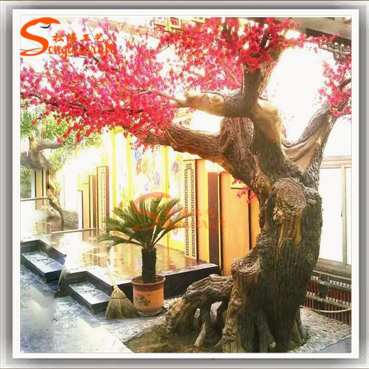 仿真桃花樹，現(xiàn)代裝飾不可或缺的存在