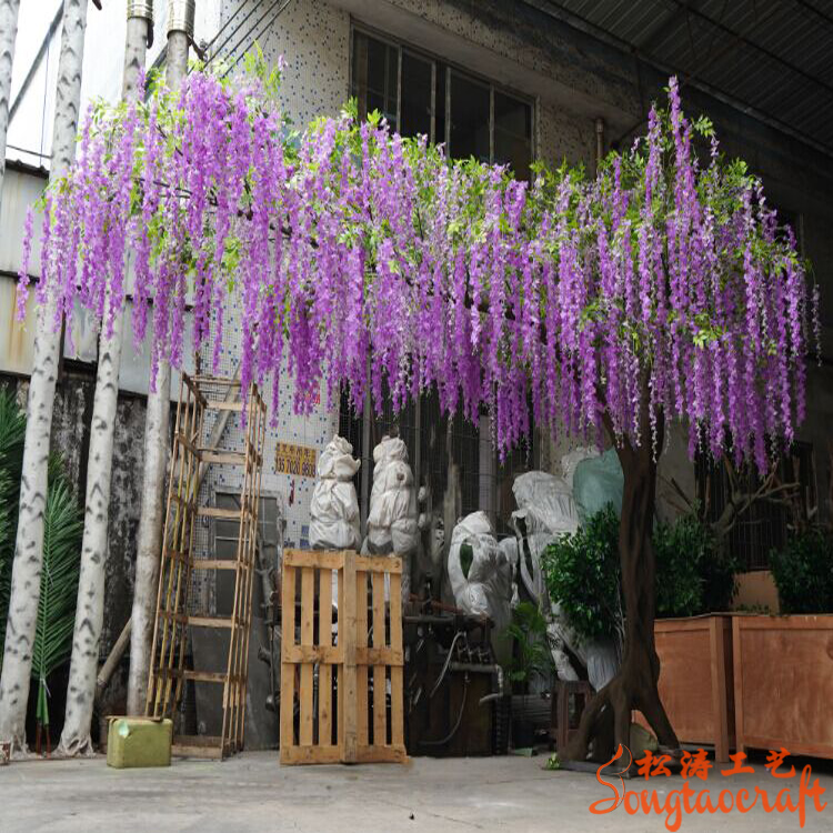 仿真紫藤花仿的“維妙維翹”的秘訣是什么？